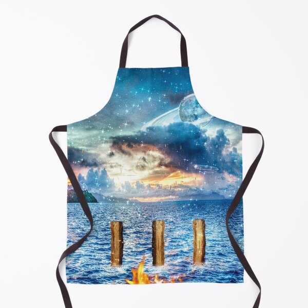 Item preview, 3 Posts on the Ocean Beach Tropical Island Landscape Castaway designed and sold by Jolly-Yosei.