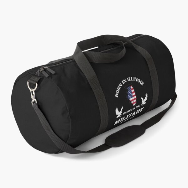 Item preview, Born in Illinois  raised in the military  designed and sold by PinnockDesigns.