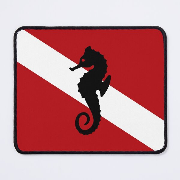 Item preview, Seahorse Scuba Dive Flag designed and sold by Caitlin Chock.