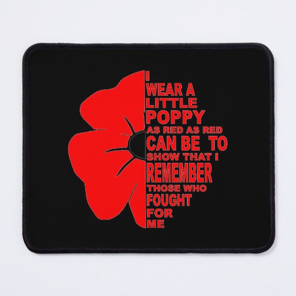 Item preview, Poppy Remembrance Poem designed and sold by CoolYule.