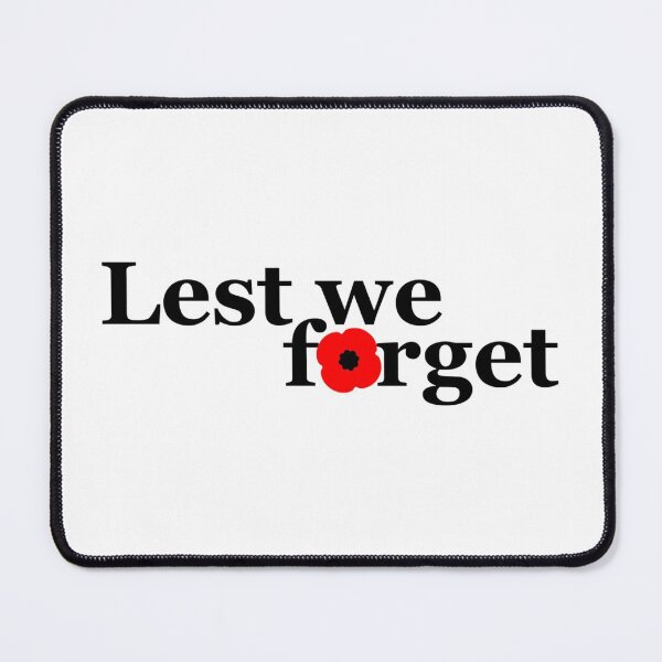 Item preview, Lest We Forget designed and sold by CoolYule.