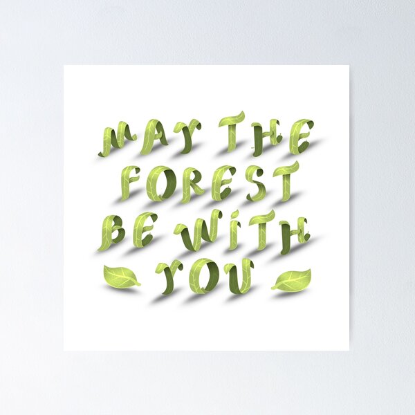 Item preview, Stop Climate Change May the forest be with you designed and sold by Urosek.