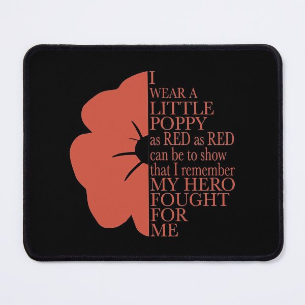 Item preview, Poppy Poem For Hero designed and sold by CoolYule.