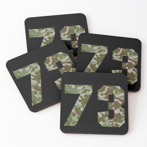 Item preview, Army Camo Number Seventy-three Veteran Lucky Number 73 designed and sold by Urosek.
