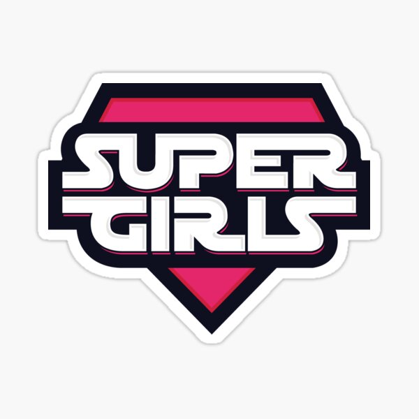 Vista previa del artículo con la obra «Super Chicas», diseñado y vendido por PrintNJoy.