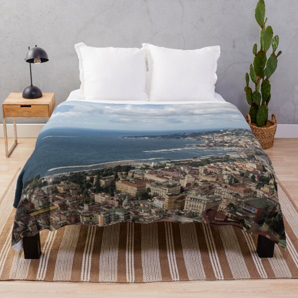 Item preview, Naples Italy Aerial Perspective - Coastal Beauty of Mergellina, Posillipo and Marechiaro designed and sold by Georgia Mizuleva.