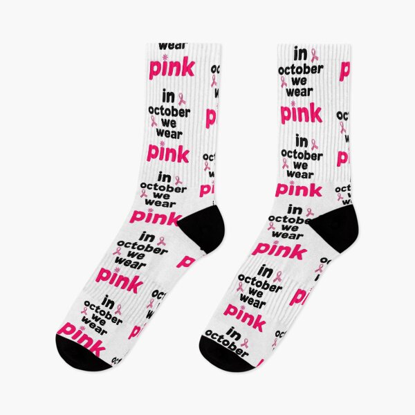 Item preview, in october we wear pink  support Breast cancer Awareness cute gift for your  daughter, wife, grandma, women, anyone fighting Breast cancer designed and sold by ELPRONTO-DESIGN.
