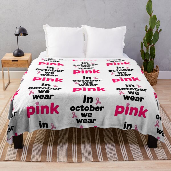 Item preview, in october we wear pink support Breast cancer Awareness cute gift for your daughter, wife, grandma, women, anyone fighting Breast cancer designed and sold by ELPRONTO-DESIGN.