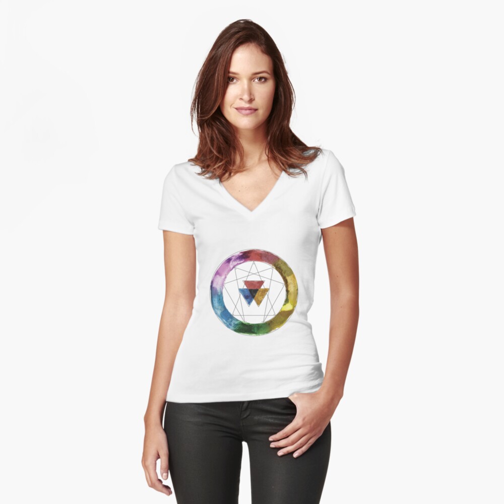 Item preview, Fitted V-Neck T-Shirt designed and sold by jakemurray21.