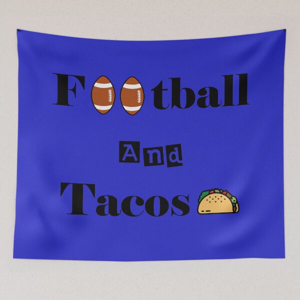 Item preview, Football And Tacos Blue designed and sold by MDGamer777.