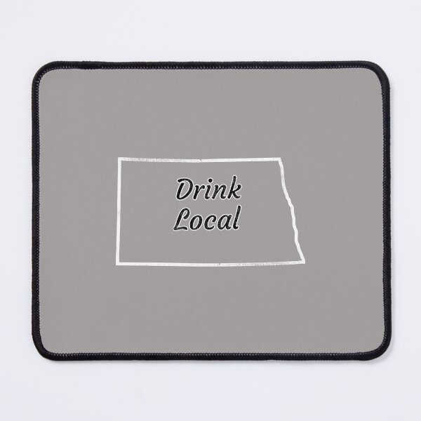 Item preview, Distressed North Dakota Drink Local Design designed and sold by Angela Mello.