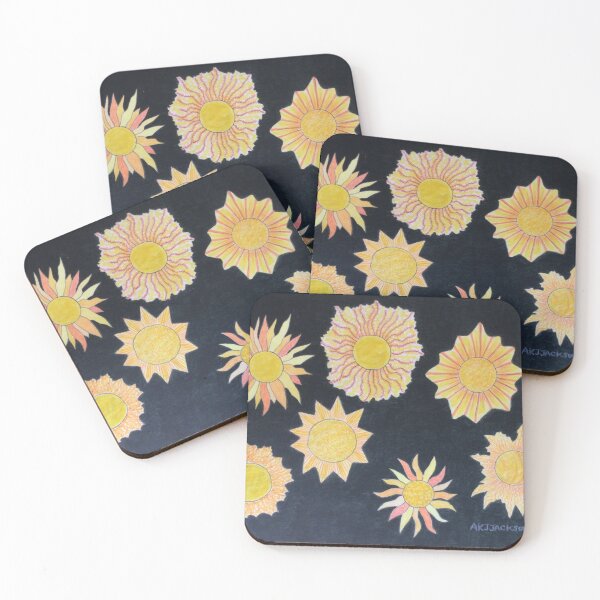 Item preview, Here come the suns (black background) designed and sold by mandyk8.