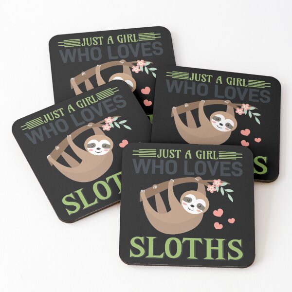 Item preview, Sloth Just a Girl Who Loves Sloths designed and sold by der-faun.