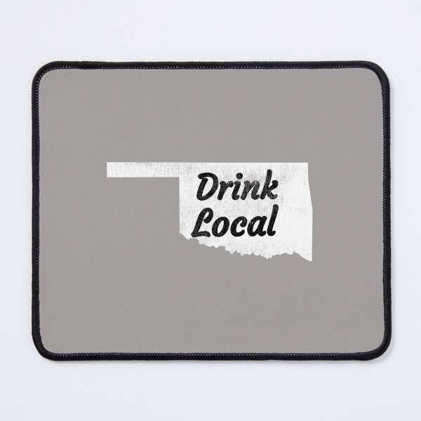 Item preview, Distressed Oklahoma Drink Local Design designed and sold by Angela Mello.