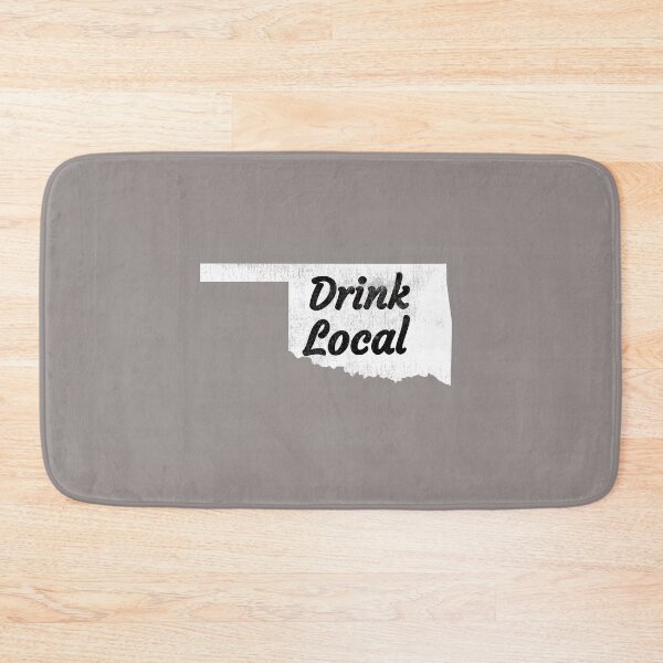 Item preview, Distressed Oklahoma Drink Local Design designed and sold by Angela Mello.