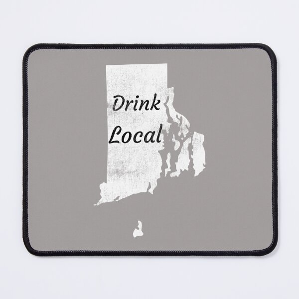 Item preview, Distressed Rhode Island Drink Local Design designed and sold by Angela Mello.