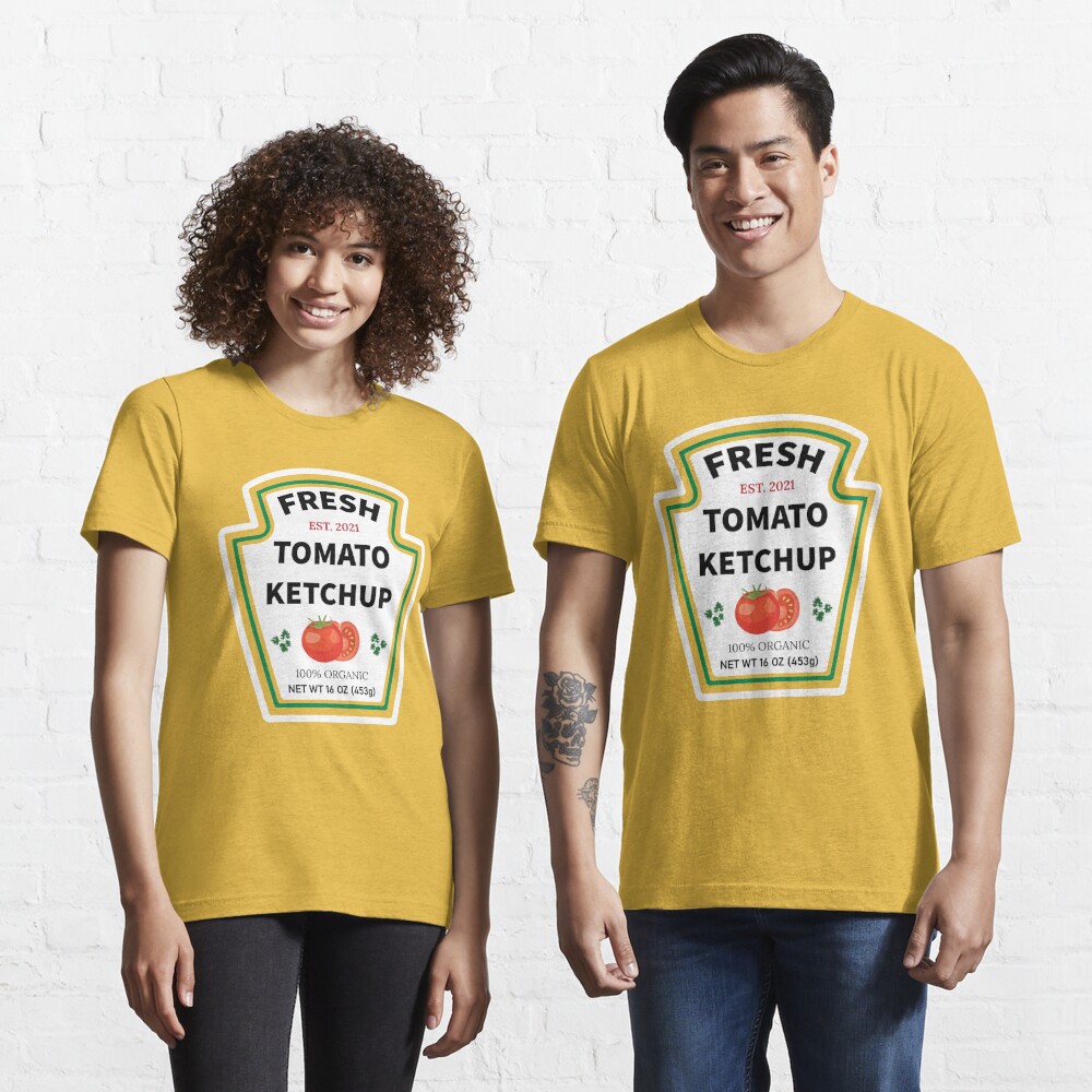 Easy Halloween Costume Ketchup Shirt Group Mustard Relish-Teechatpro