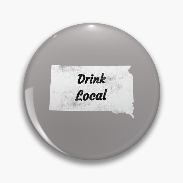 Artikelvorschau, Distressed South Dakota Drink lokales Design entworfen und verkauft von Angela Mello.