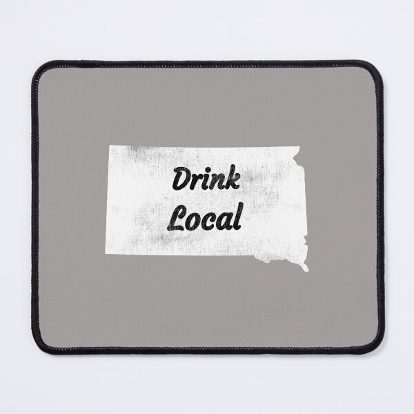 Item preview, Distressed South Dakota Drink Local Design designed and sold by Angela Mello.