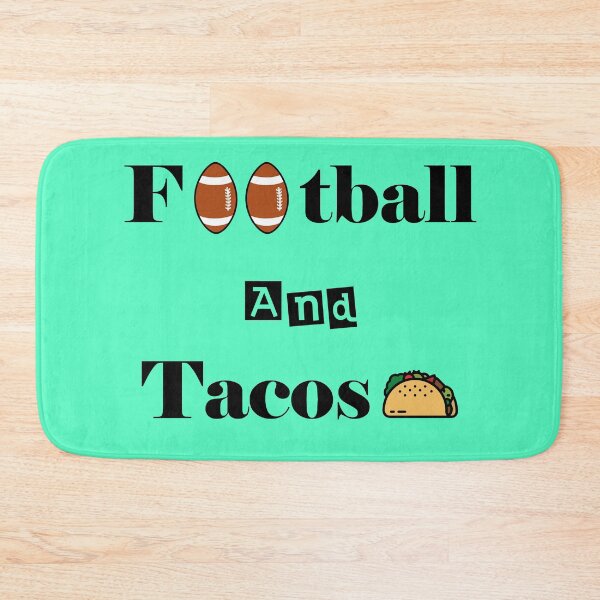 Item preview, Football And Tacos Turkish Green designed and sold by MDGamer777.