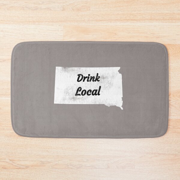 Item preview, Distressed South Dakota Drink Local Design designed and sold by Angela Mello.