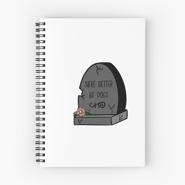 Item preview, There better be dogs gravestone - traditional  tattoo designed and sold by morganbethdraws.