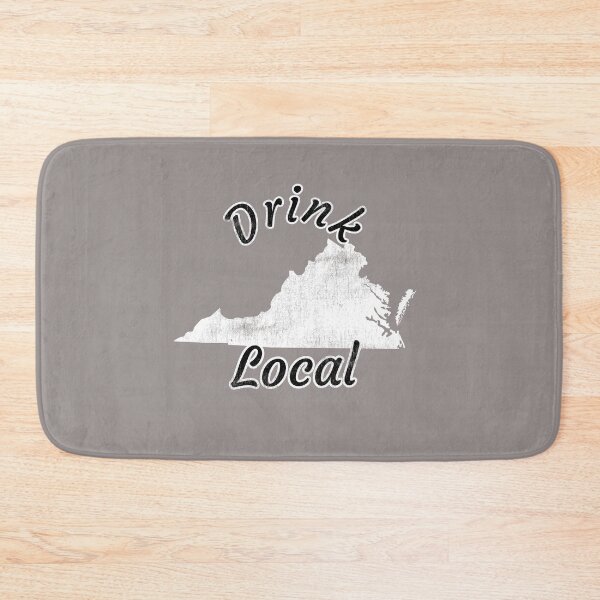 Item preview, Distressed Virginia Drink Local Design designed and sold by Angela Mello.