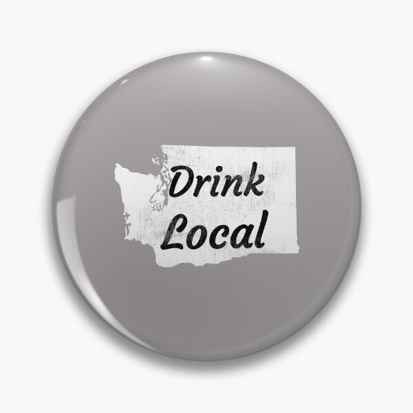Item preview, Distressed Washington Drink Local Design designed and sold by Angela Mello.