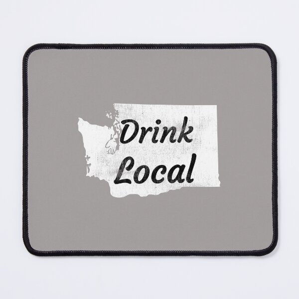 Item preview, Distressed Washington Drink Local Design designed and sold by Angela Mello.
