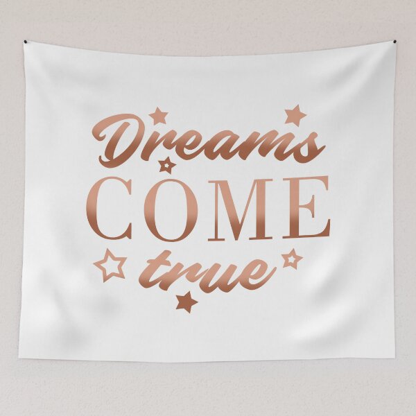 Item preview, Dreams come true, typography design designed and sold by Slavic1991.