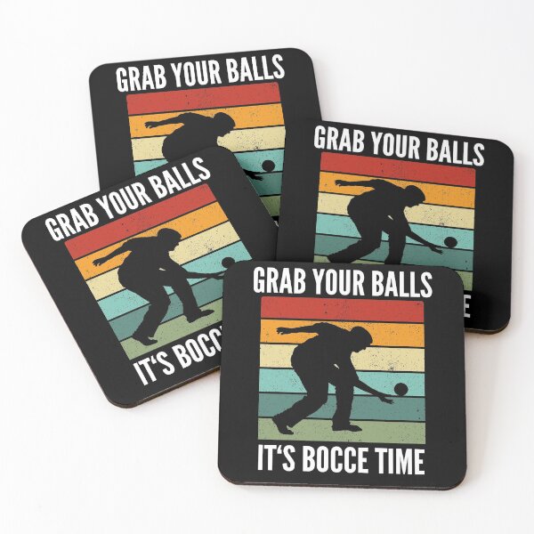 Item preview, Funny Bocce Balls Player-Boules Team designed and sold by Club7Studios.