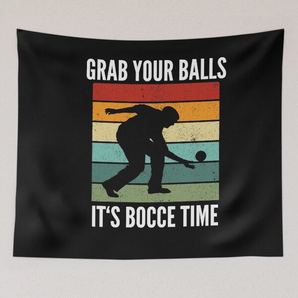 Item preview, Funny Bocce Balls Player-Boules Team designed and sold by Club7Studios.