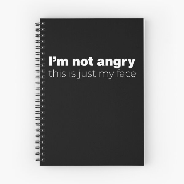 Item preview, i'm not angry this is just my face - By Asdev designed and sold by asdev.