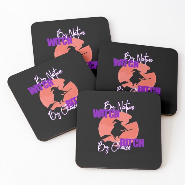 Item preview,  Witch By Nature Bitch By Choice - Funny Halloween Witch Lovers designed and sold by SdForce.