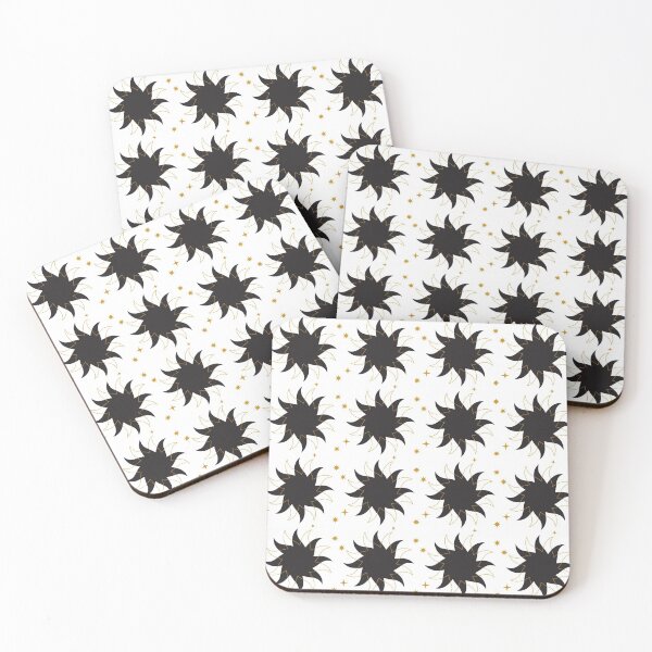 Item preview, Gold and black Sun pattern designed and sold by Artystico  ⭐⭐⭐⭐⭐.