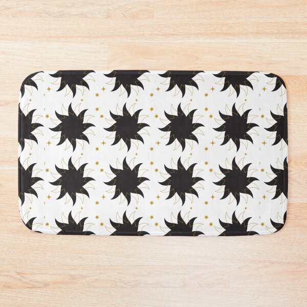 Item preview, Gold and black Sun pattern designed and sold by Artystico  ⭐⭐⭐⭐⭐.