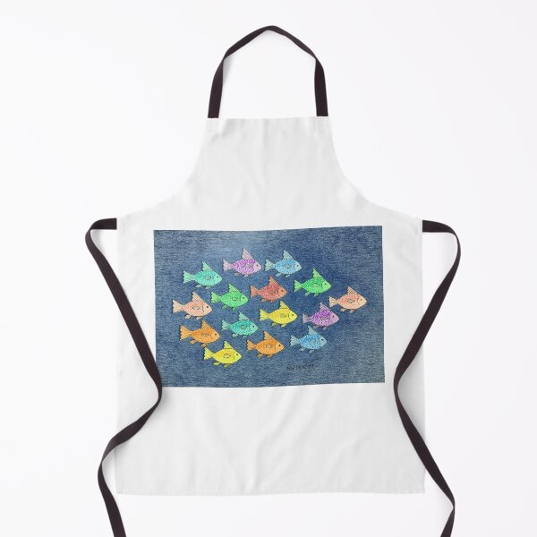 Item preview, Fish School (rainbow colors) designed and sold by mandyk8.
