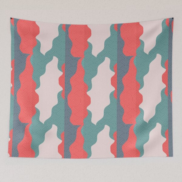 Item preview,  Wave Japanese pattern  designed and sold by graphyart.
