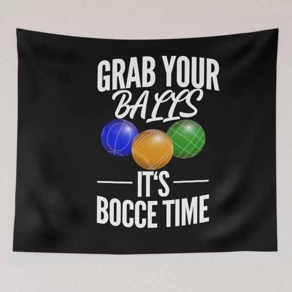 Item preview, Funny Bocce Balls Player-Boules Team designed and sold by Club7Studios.