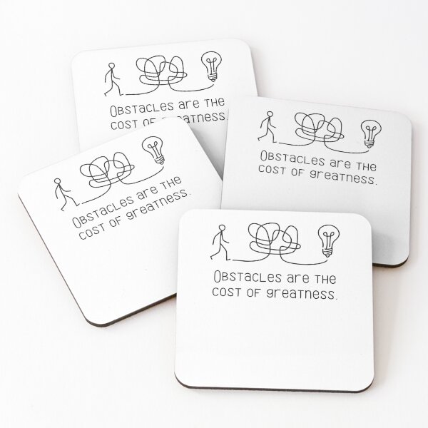 Item preview, Obstacles are the cost of greatness designed and sold by Boleirov.