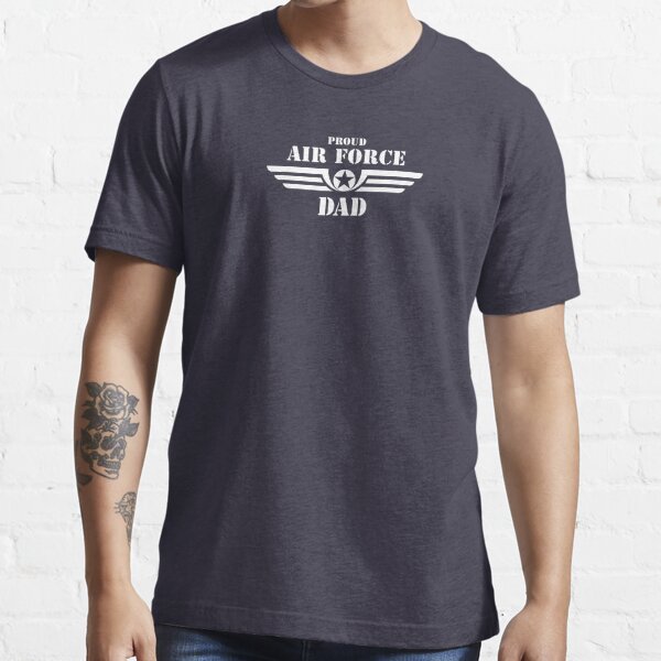 : Proud Dad Of An Airman Air Man Military Pilot Fighter Jet T- Shirt : Clothing, Shoes & Jewelry