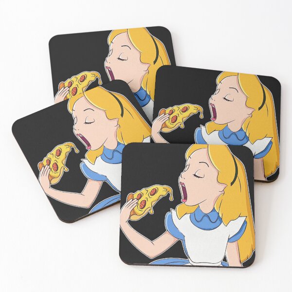 Item preview, Alice in worderland and pizza designed and sold by Zarcka.