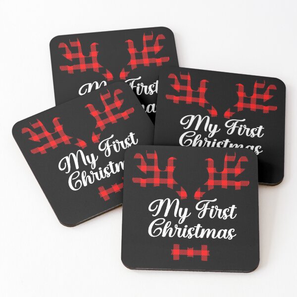 Item preview, My First Christmas Plaid Reindeer designed and sold by For Little Monkeys.