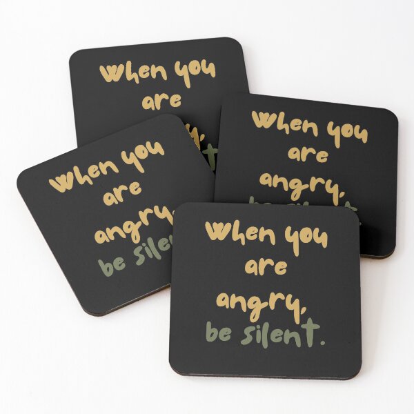 Item preview, When you are angry be silent designed and sold by Boleirov.