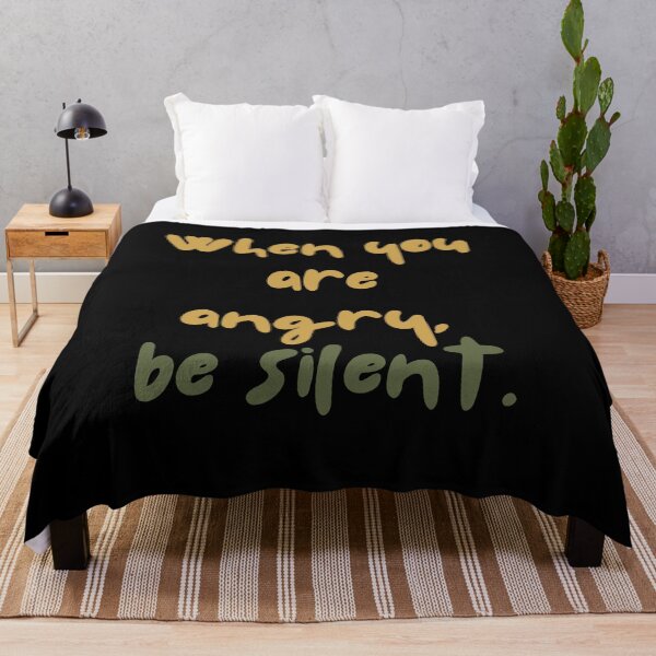 Item preview, When you are angry be silent designed and sold by Boleirov.