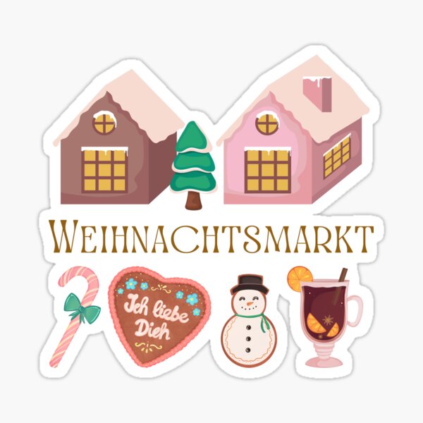 Artikel-Vorschau von Deutscher Weihnachtsmarkt Pullover, süße Weihnachtspullover, Xmas Sweatshirt, deutsche Kultur, Ich Liebe Dich Shirt, Christkindl Markt, Geschenk, designt und verkauft von waitpitch.