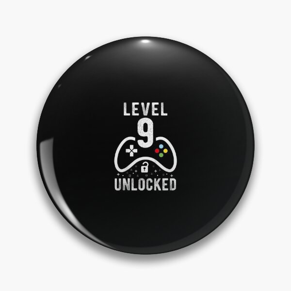 Item preview, Kids Level 9 Unlocked Video Game 9th Birthday designed and sold by DinashiCorne.