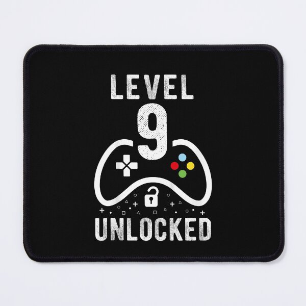 Item preview, Kids Level 9 Unlocked Video Game 9th Birthday designed and sold by DinashiCorne.