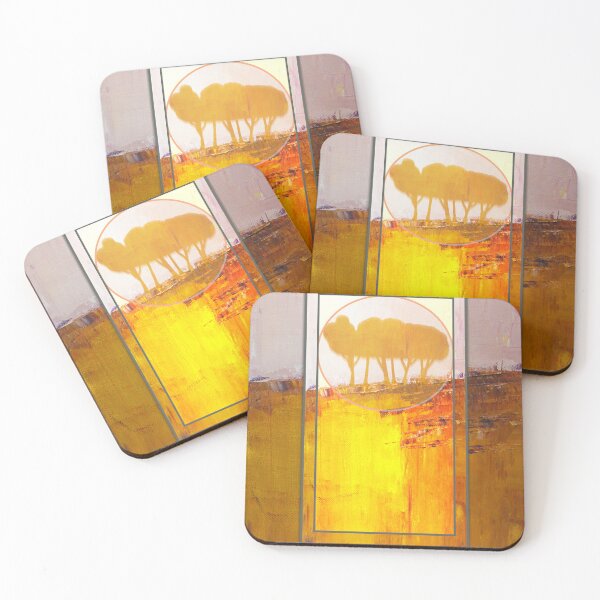 Item preview, Golden Tree Abstract Landscape Art designed and sold by NancyMerkle.