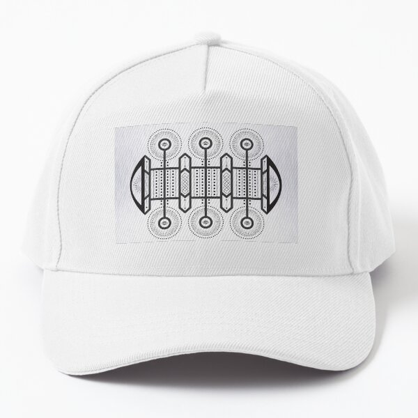 Karmic Light Code - Eyes of the Soul (Metallic Background) Baseball Cap